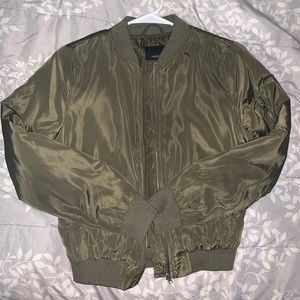 Army Green Bomber Jacket